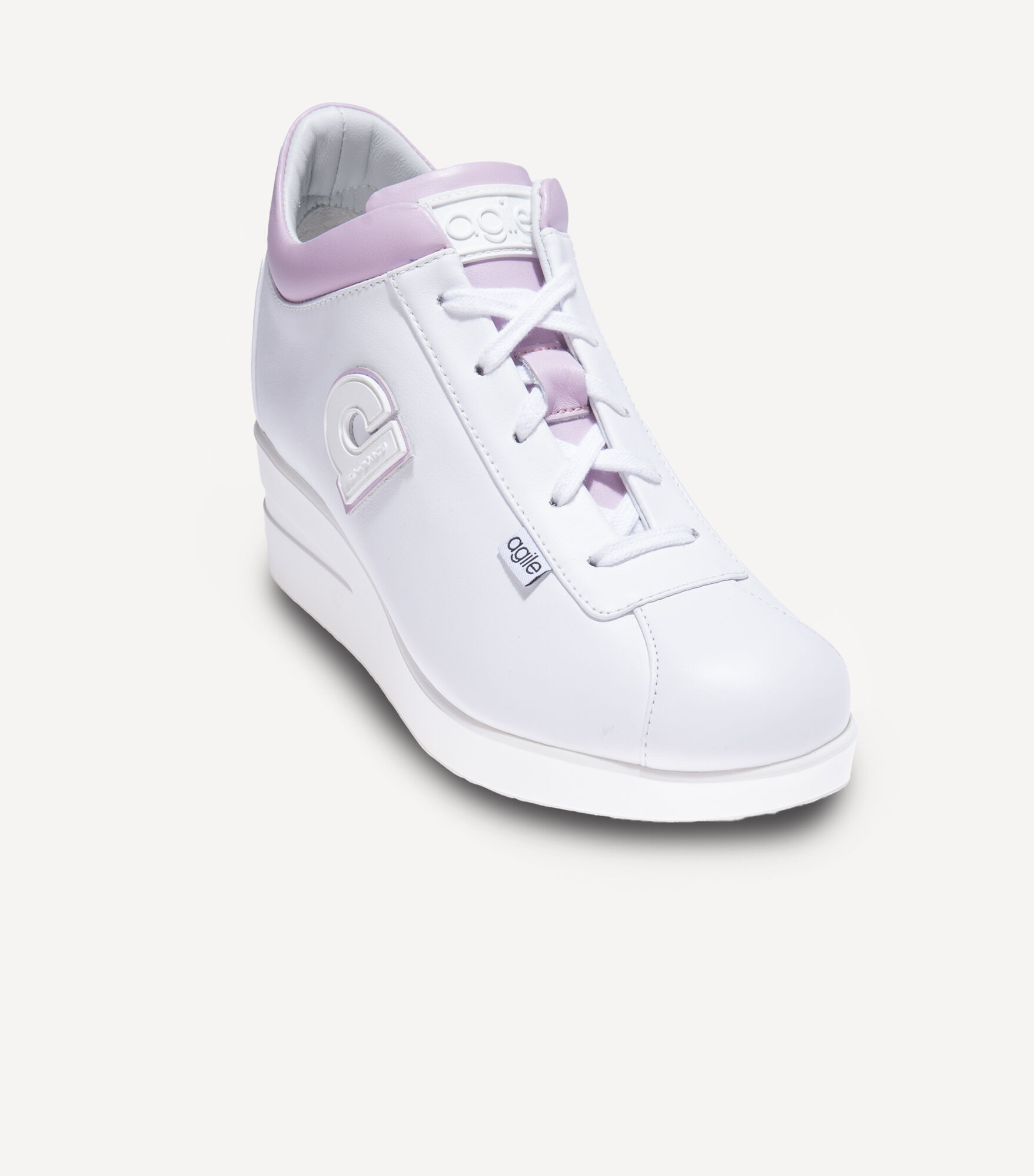 Shop Rucoline Jackie 226 A Bardolino White/pink Leather 40 In White-pink