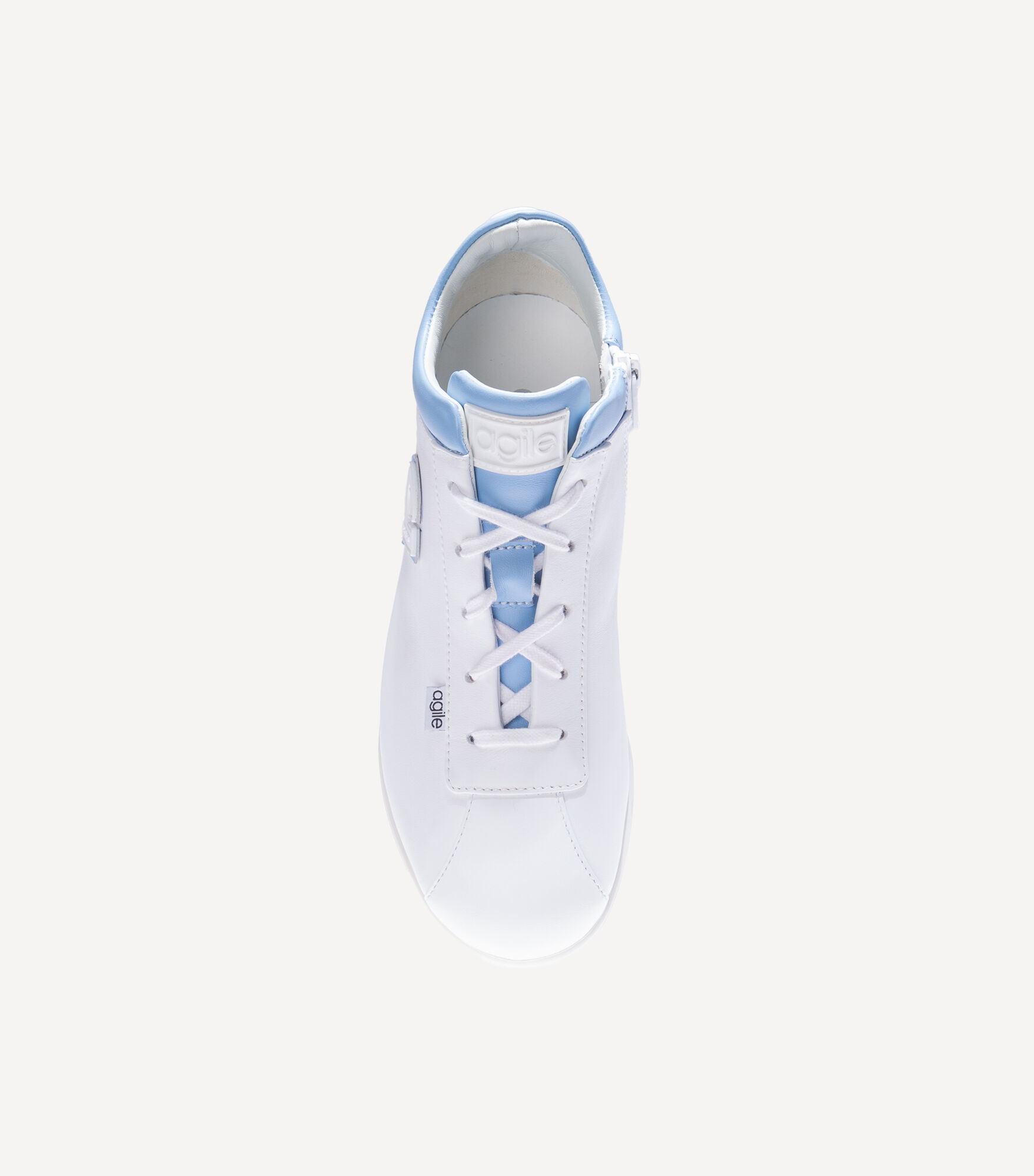 Shop Rucoline Jackie 226 A Bardolino White/blue Leather 40 In White-blue